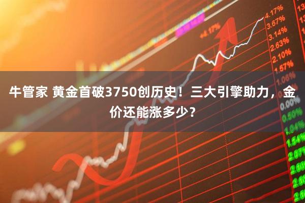 牛管家 黄金首破3750创历史!三大引擎助力,金价还能涨多少?
