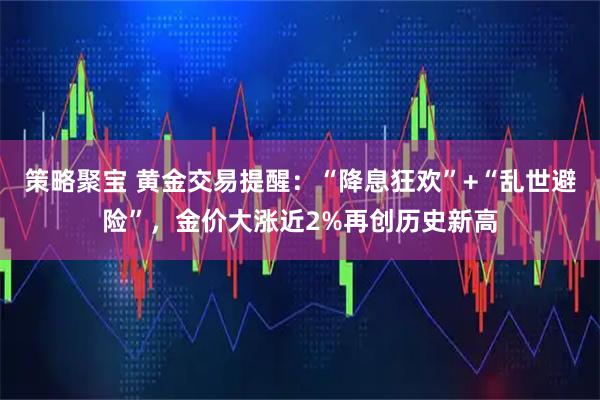 策略聚宝 黄金交易提醒：“降息狂欢”+“乱世避险”，金价大涨近2%再创历史新高